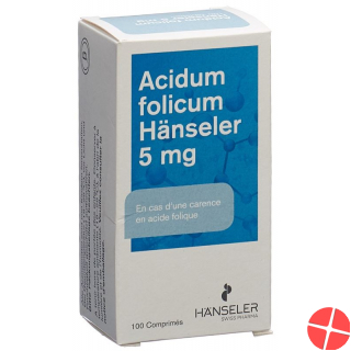 Acidum Folicum Haenseler Tabletten 5mg 100 Stück