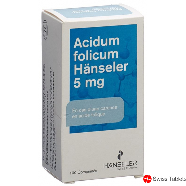 Acidum Folicum Haenseler Tabletten 5mg 100 Stück buy online
