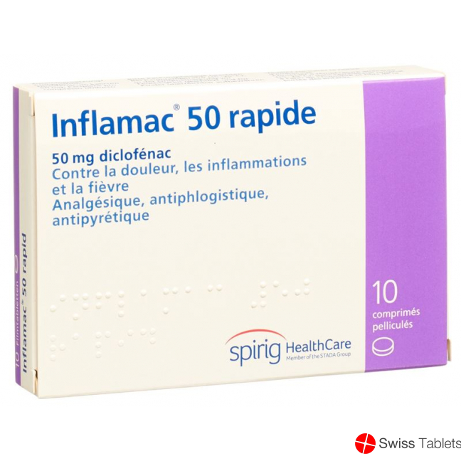 Inflamac 50 Rapid Filmtabletten 50mg 10 Stück buy online