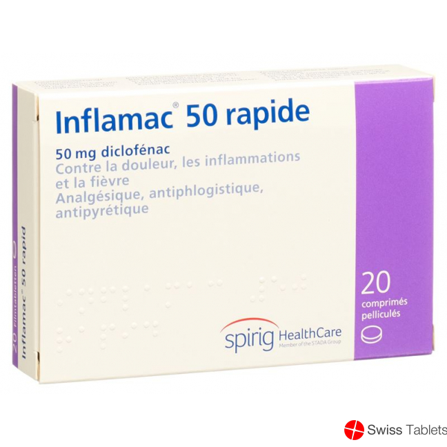 Inflamac 50 Rapid Filmtabletten 50mg 20 Stück buy online