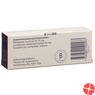 Beloc Zok 25 Retard Tabletten 25mg 30 Stück