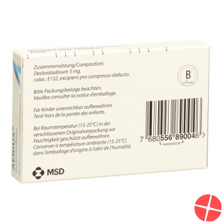Aerius Filmtabletten 5mg 30 Stück