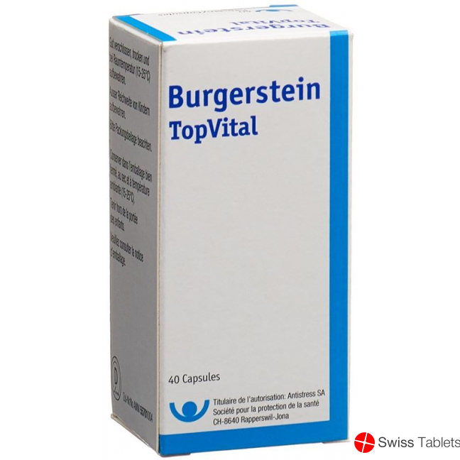 Burgerstein TopVital 40 capsules buy online