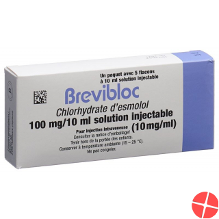 Brevibloc Injektionslösung 100mg/10ml 5 Ampullen 10ml
