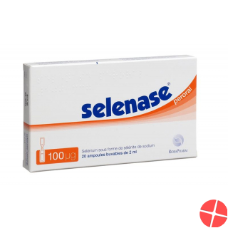 Selenase Peroral Lösung 100mcg 20 Trinkampullen 2ml