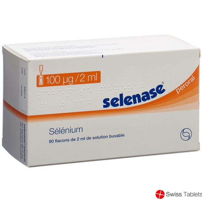 Selenase Peroral Lösung 100mcg 90 Trinkampullen 2ml buy online