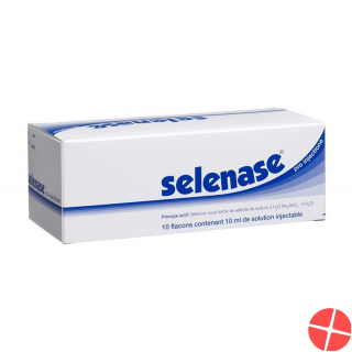 Selenase Pro Inject Injektionslösung 500mcg 10 Vial 10ml