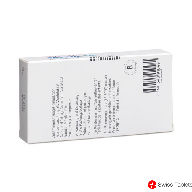 Singulair Kautabletten 4mg Kleink 28 Stück buy online