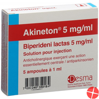 Akineton Injektionslösung 5mg/ml 5 Ampullen 1ml