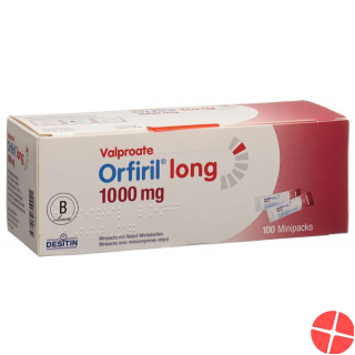 Orfiril Long Minipacks 1000mg 100 Stück