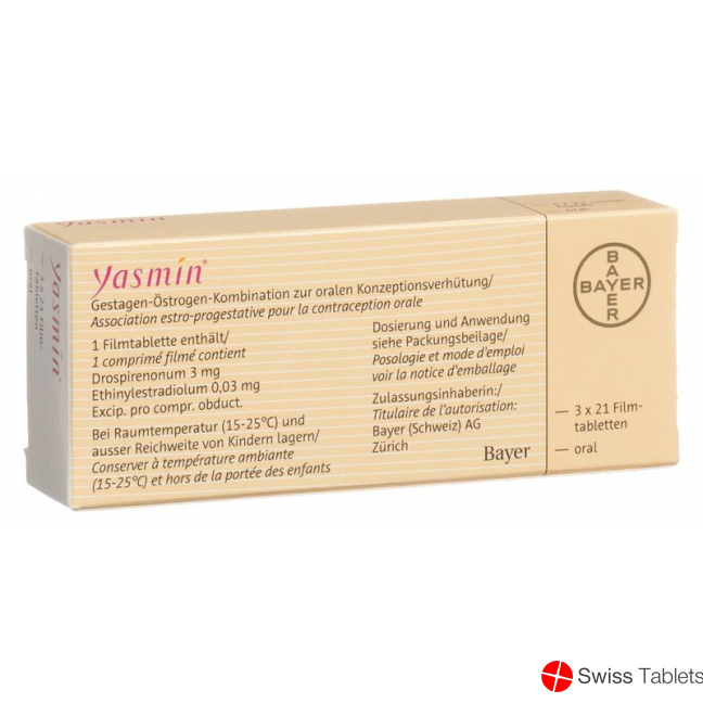 Yasmin 3x21 Filmtabletten buy online