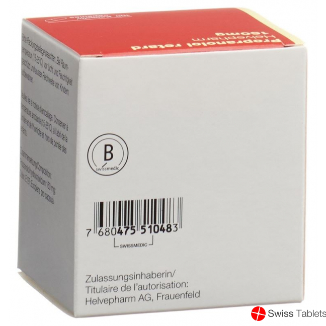 Propranolol Retard Zentiva Retard Kapseln 160mg 100 Stück buy online