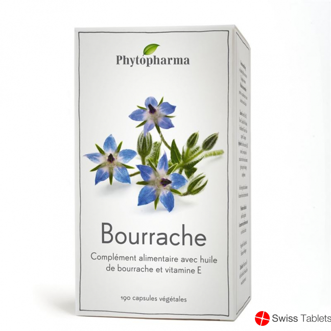 Phytopharma Borretsch Kapseln 500mg 190 Stück buy online