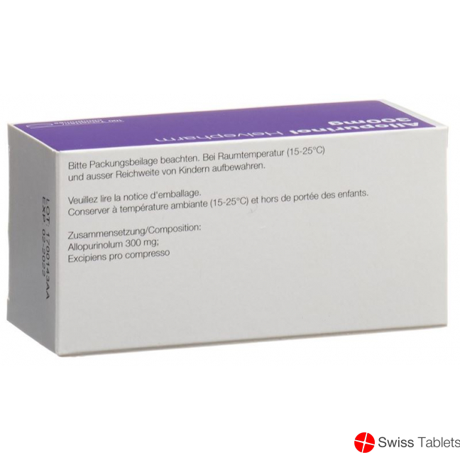 Allopurinol Zentiva Tabletten 300mg 100 Stück buy online