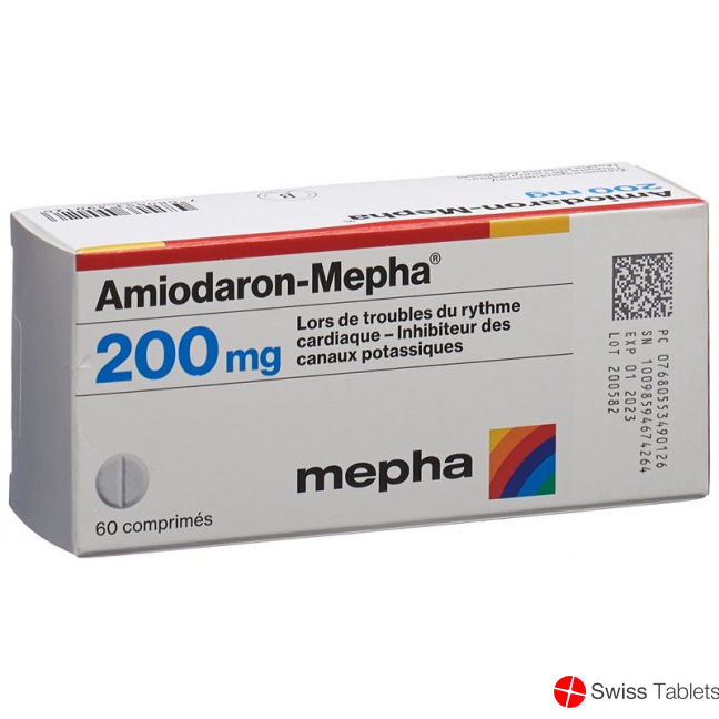 Amiodaron Mepha Tabletten 200mg 60 Stück buy online Amiodaron Mepha Tabletten 200mg 60 Stück buy online