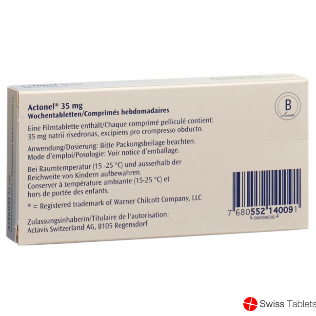 Actonel Wochentablette 35mg 4 Stück buy online