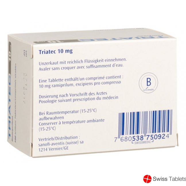 Triatec 10 Tabletten 10mg 100 Stück buy online