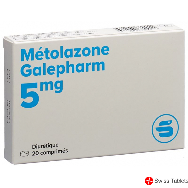Metolazon Galepharm Tabletten 5mg 20 Stück buy online