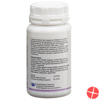 Burgerstein L-Carnitin tablets Ds 100 pieces