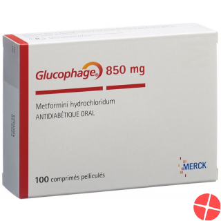 Glucophage 850 Filmtabletten 850mg 100 Stück