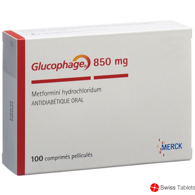 Glucophage 850 Filmtabletten 850mg 100 Stück buy online