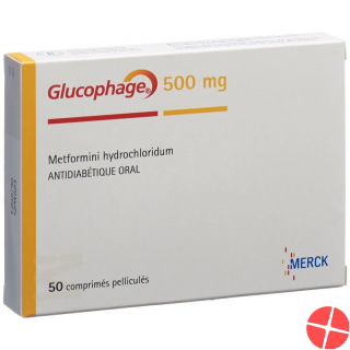 Glucophage 500 Filmtabletten 500mg 50 Stück