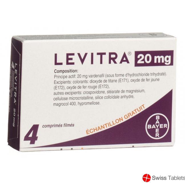 Levitra 20mg 4 Filmtabletten buy online