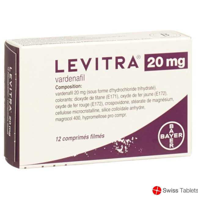 Levitra 20mg 12 Filmtabletten buy online