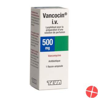 Vancocin Trockensubstanz 500mg i.v. Durchstechflasche