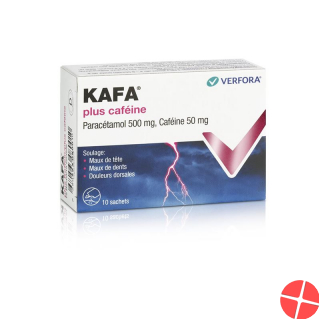 Kafa Plus Koffein Pulver Beutel 10 Stück