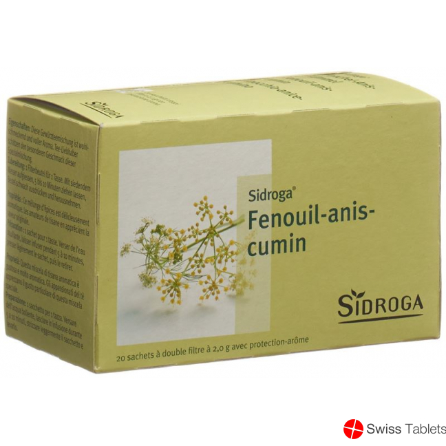 Sidroga Fennel Aniseed Caraway Tea 20 bags buy online