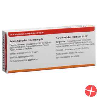 Maltofer Kautabletten 100mg 30 Stück