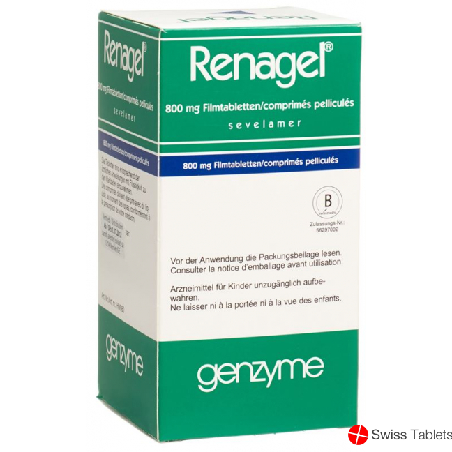 Renagel Filmtabletten 800mg 180 Stück buy online