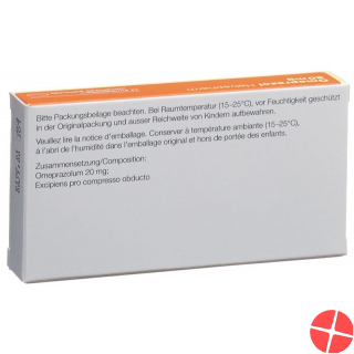 Omeprazol Helvepharm Filmtabletten 20mg 14 Stück