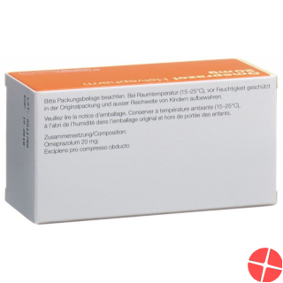Omeprazol Helvepharm Filmtabletten 20mg 56 Stück