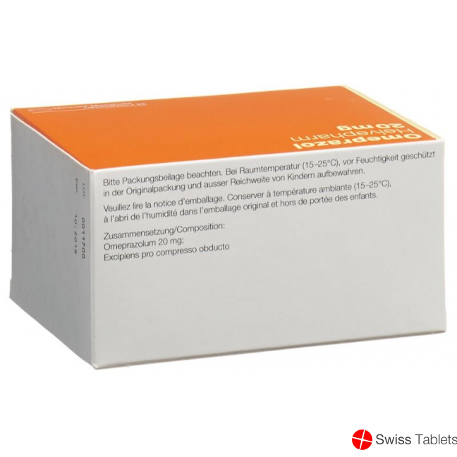 Omeprazol Helvepharm Filmtabletten 20mg 98 Stück buy online