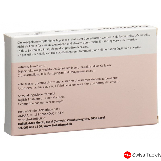 Holistic Med Sojaflavon Tabletten 90 Stück buy online