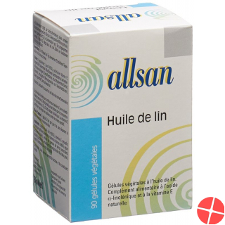 Allsan Leinöl 90 Kapseln