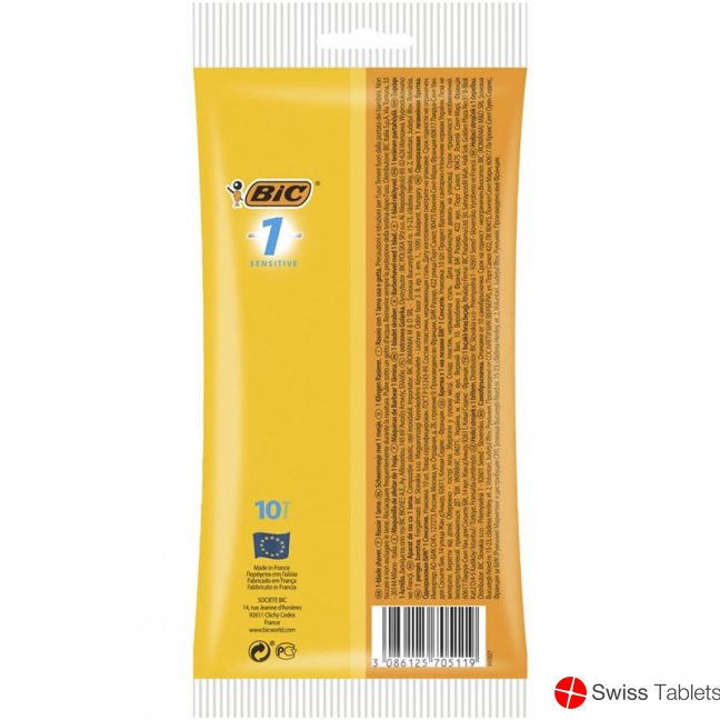 Bic 1 Sensitive Klingenrasierer 10 Stück buy online