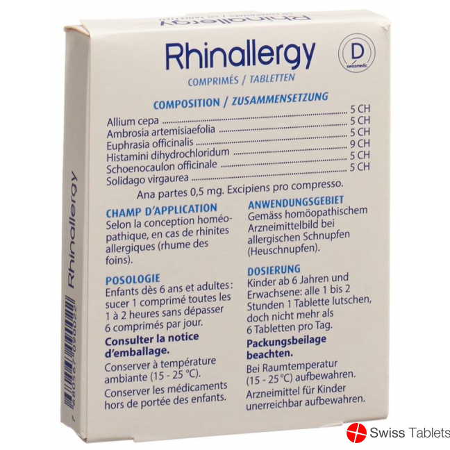 Rhinallergy Tabletten 60 Stück buy online