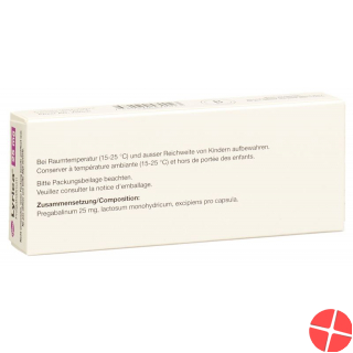 Lyrica Kapseln 25mg 14 Stück
