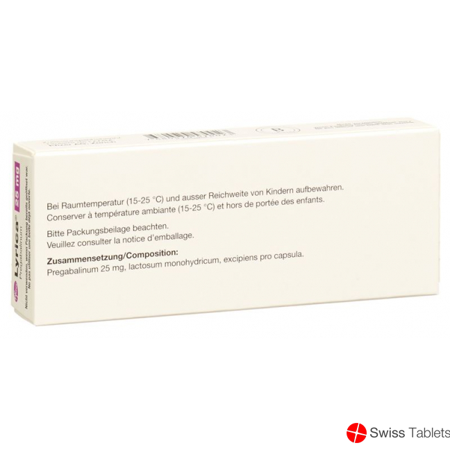 Lyrica Kapseln 25mg 14 Stück buy online