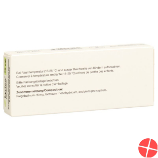 Lyrica Kapseln 75mg 14 Stück