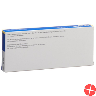 Paroxetin Helvepharm Filmtabletten 20mg 14 Stück