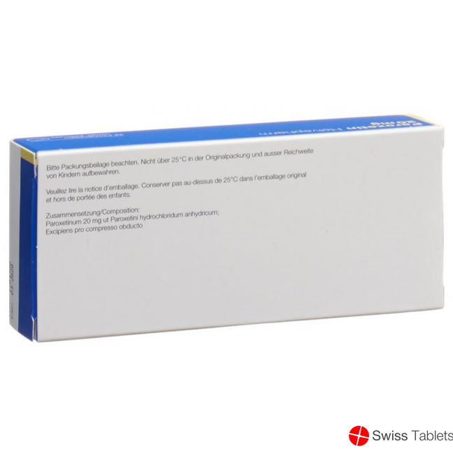 Paroxetin Helvepharm Filmtabletten 20mg 28 Stück buy online