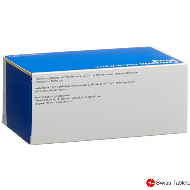 Paroxetin Helvepharm Filmtabletten 20mg 98 Stück buy online