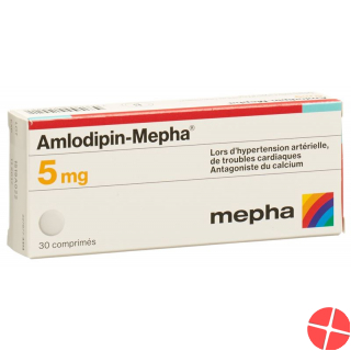Amlodipin Mepha 5 Tabletten 5mg 30 Stück