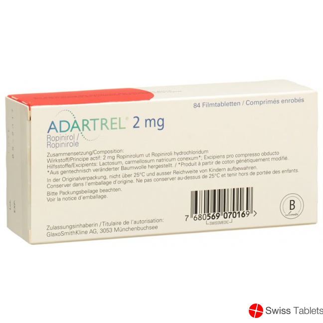 Adartrel Filmtabletten 2mg 84 Stück buy online