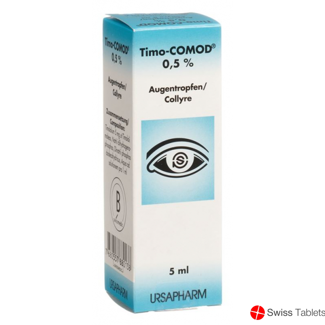 Timo Comod Augentropfen 0.5% 5ml buy online