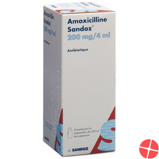 Amoxicillin Sandoz Granulat 200mg/4ml F Sus Flasche 100ml